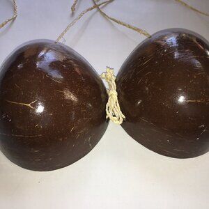 Coconut Shell Bikini Top, Hawaii, Size A Cup